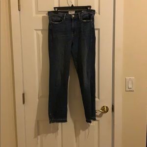 Frame ale Nouveau Straight crop with frayed ends